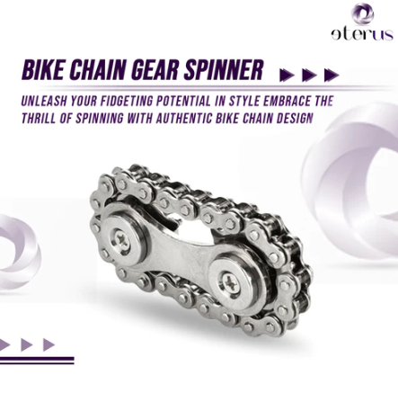 Unlocking Tranquility: The Fidget Bike Chain Gear Spinner by Eterus