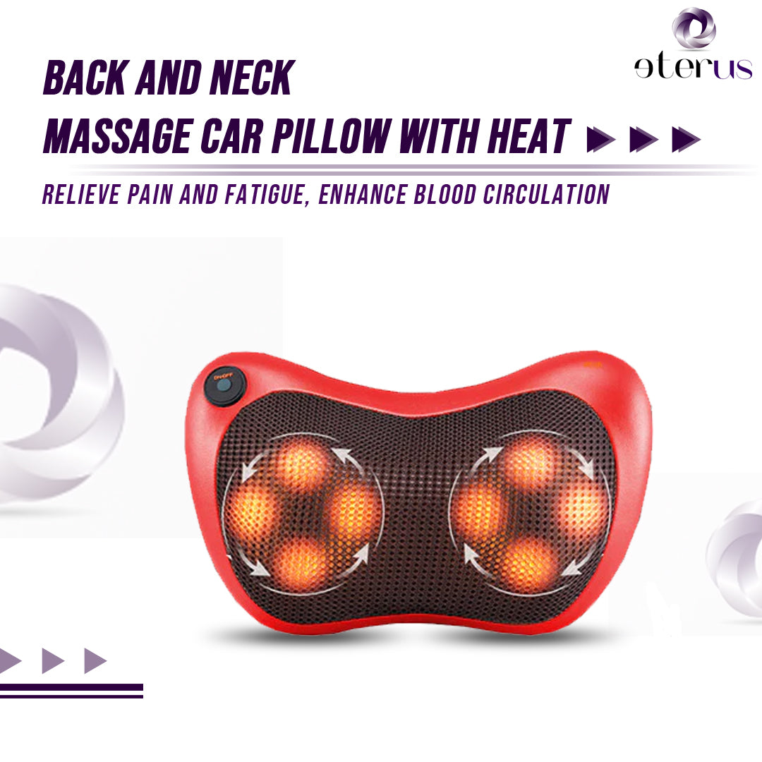 Back and Neck Massage Pillow w/Heat