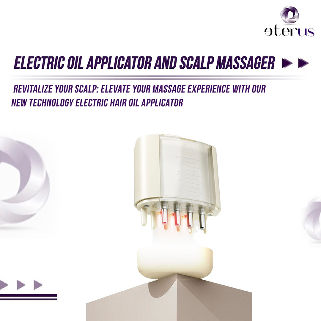 Electric Oil Applicator and Vibration Scalp Massager 2 in 1.