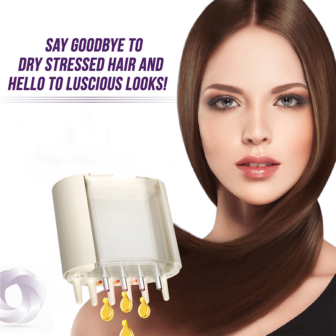 Electric Oil Applicator and Vibration Scalp Massager 2 in 1.